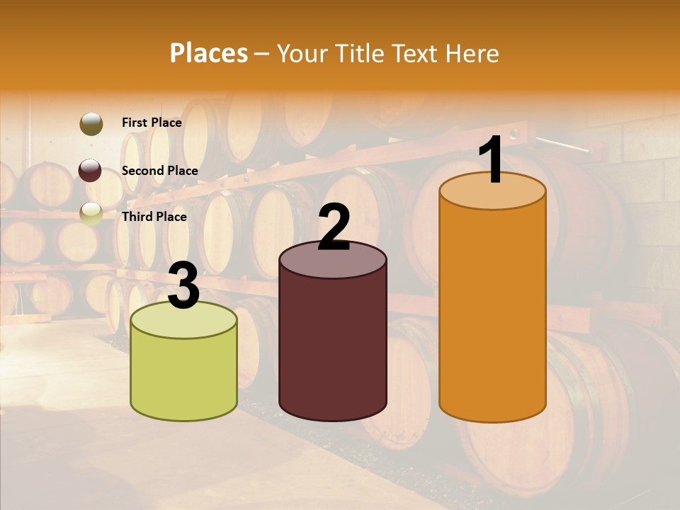 Piled Vintner Manufacture PowerPoint Template