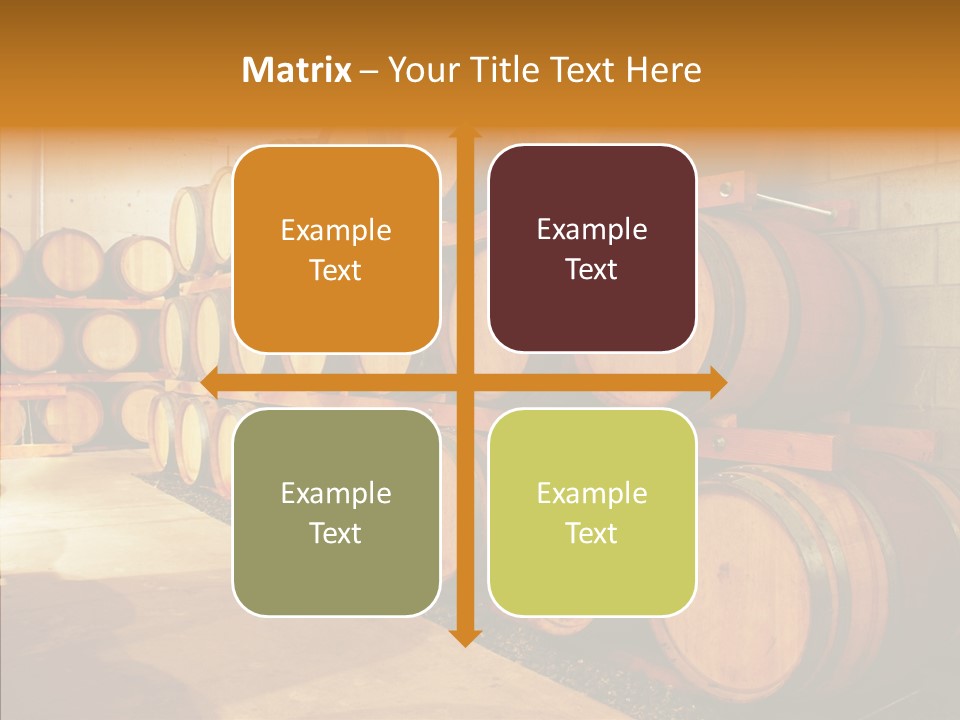 Piled Vintner Manufacture PowerPoint Template