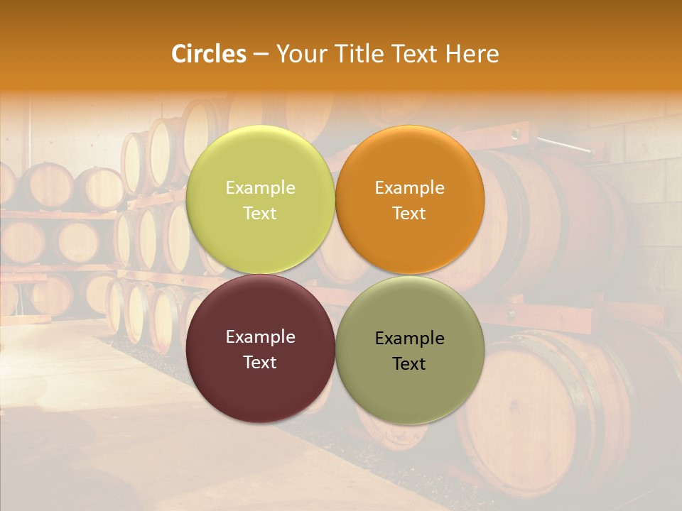 Piled Vintner Manufacture PowerPoint Template