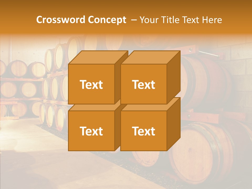 Piled Vintner Manufacture PowerPoint Template