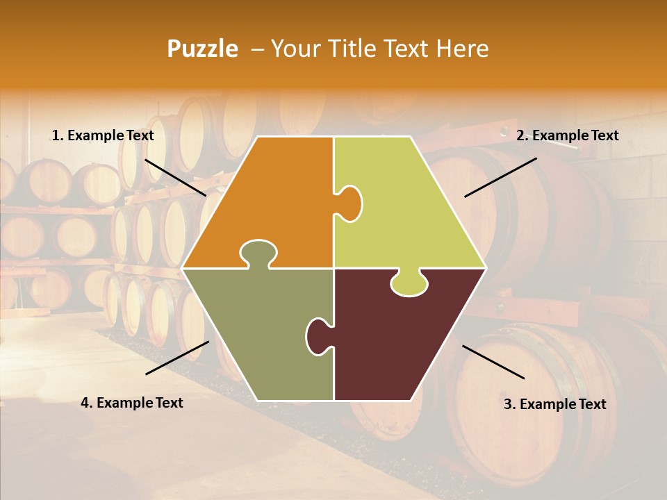 Piled Vintner Manufacture PowerPoint Template