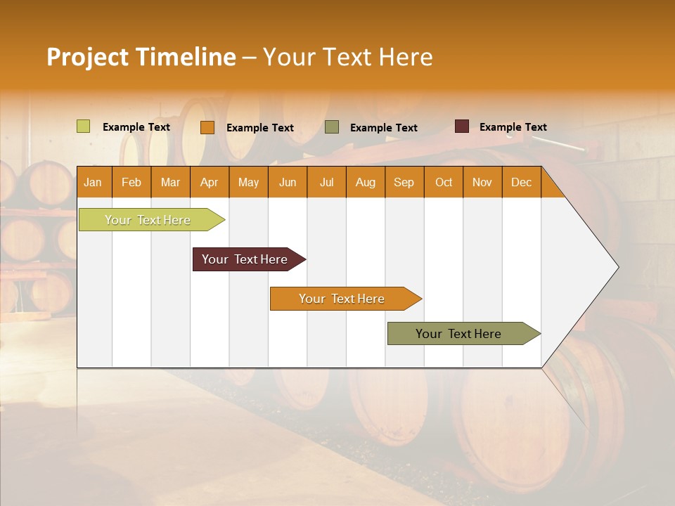 Piled Vintner Manufacture PowerPoint Template