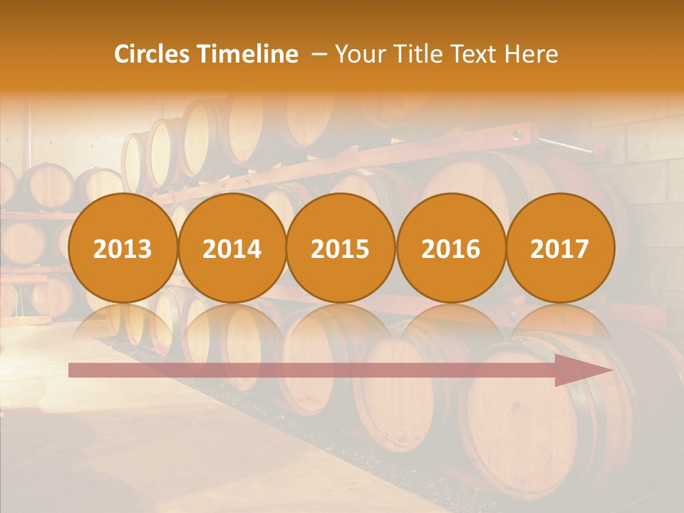 Piled Vintner Manufacture PowerPoint Template