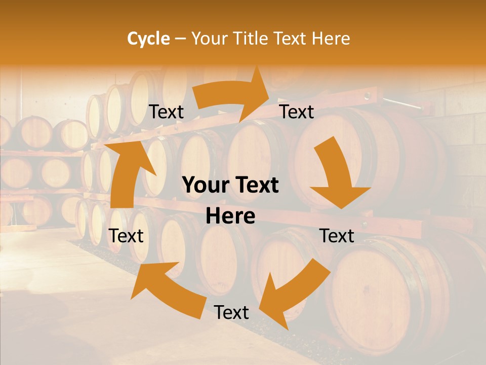 Piled Vintner Manufacture PowerPoint Template