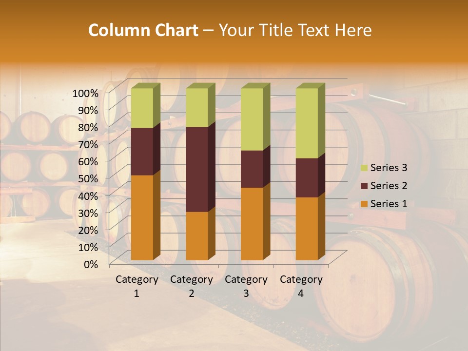 Piled Vintner Manufacture PowerPoint Template