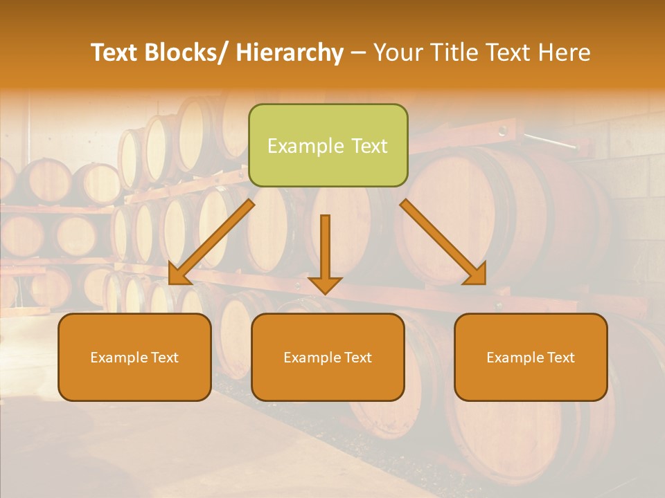 Piled Vintner Manufacture PowerPoint Template