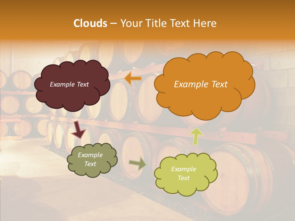 Piled Vintner Manufacture PowerPoint Template