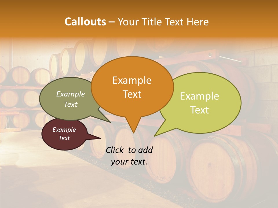 Piled Vintner Manufacture PowerPoint Template