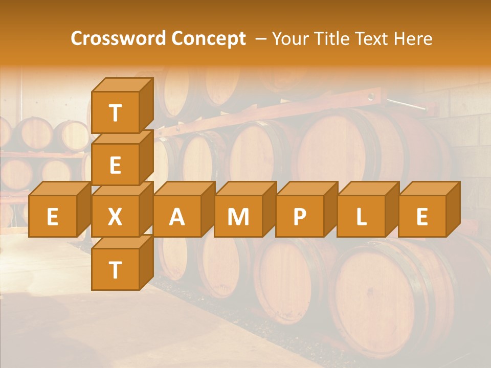 Piled Vintner Manufacture PowerPoint Template