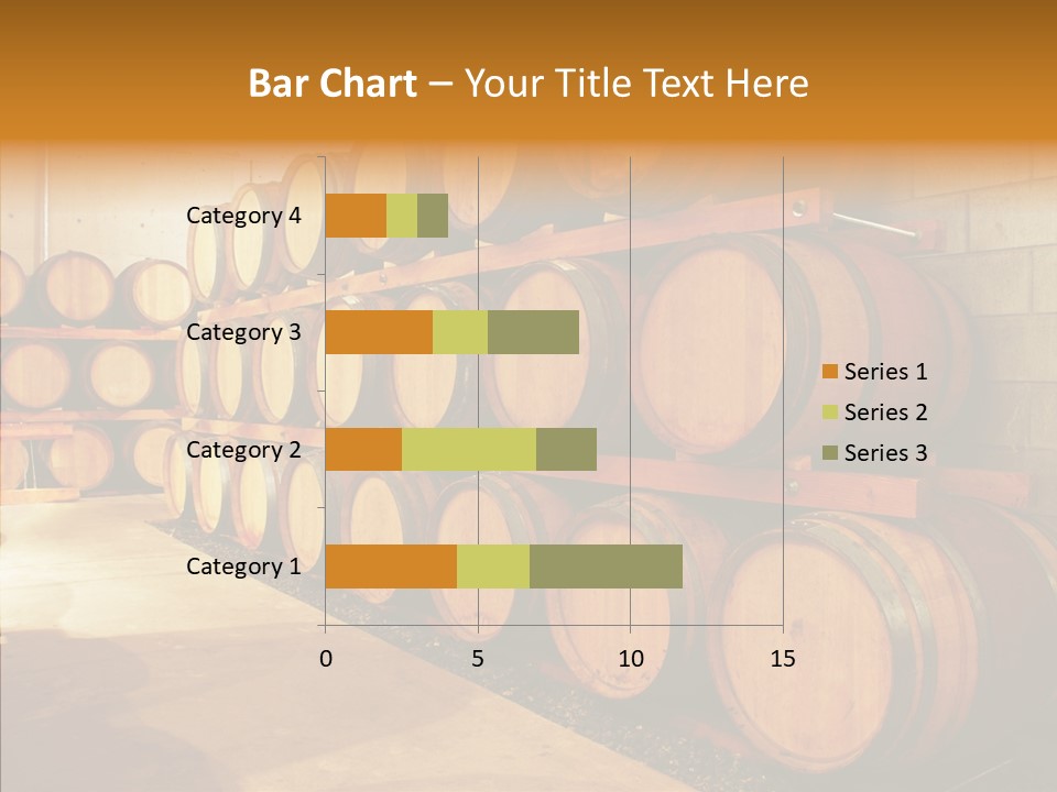 Piled Vintner Manufacture PowerPoint Template