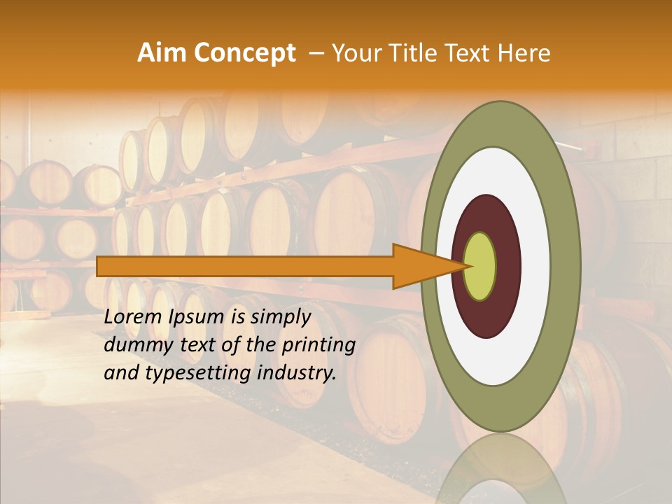 Piled Vintner Manufacture PowerPoint Template