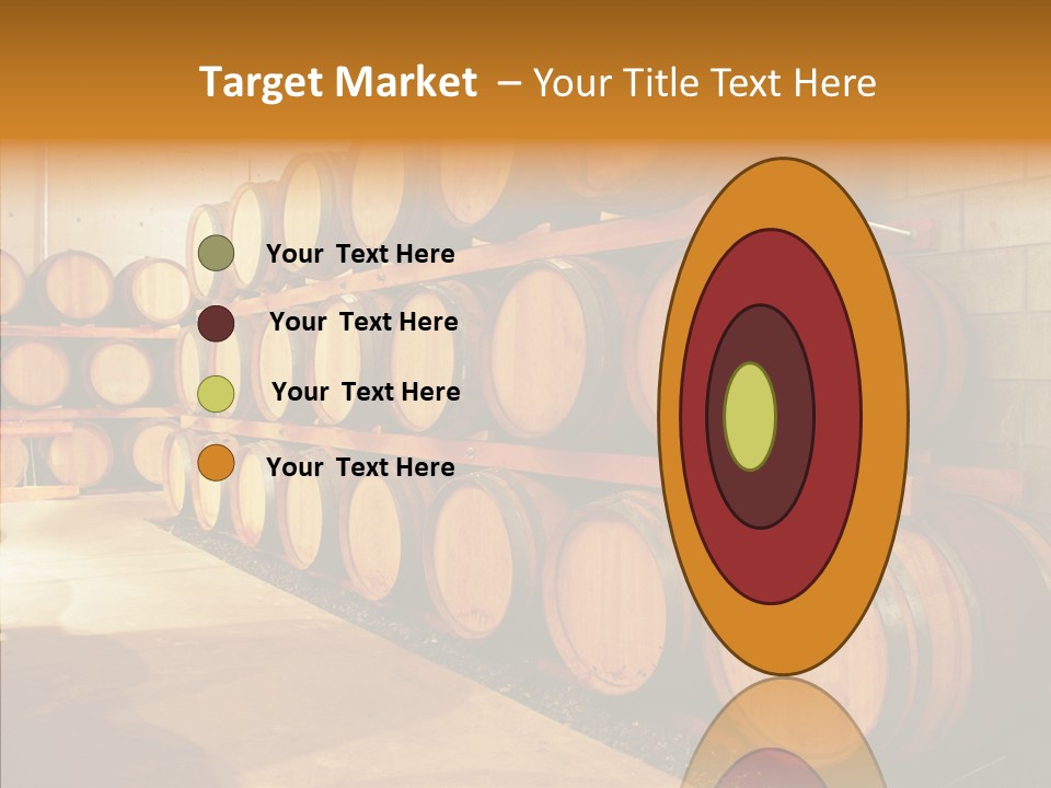 Piled Vintner Manufacture PowerPoint Template