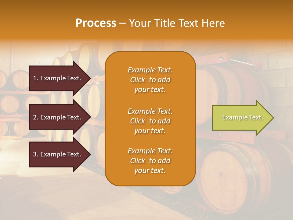 Piled Vintner Manufacture PowerPoint Template