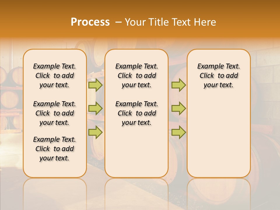 Piled Vintner Manufacture PowerPoint Template