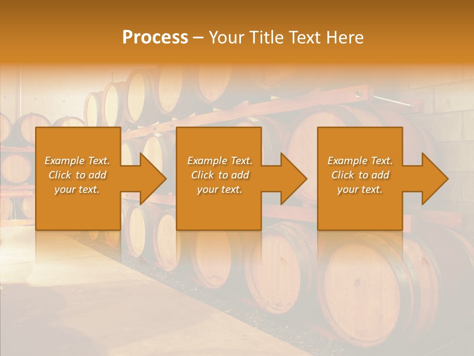 Piled Vintner Manufacture PowerPoint Template