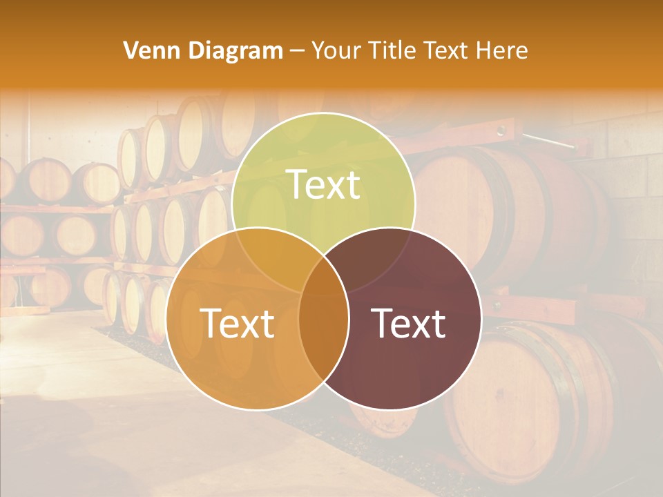 Piled Vintner Manufacture PowerPoint Template