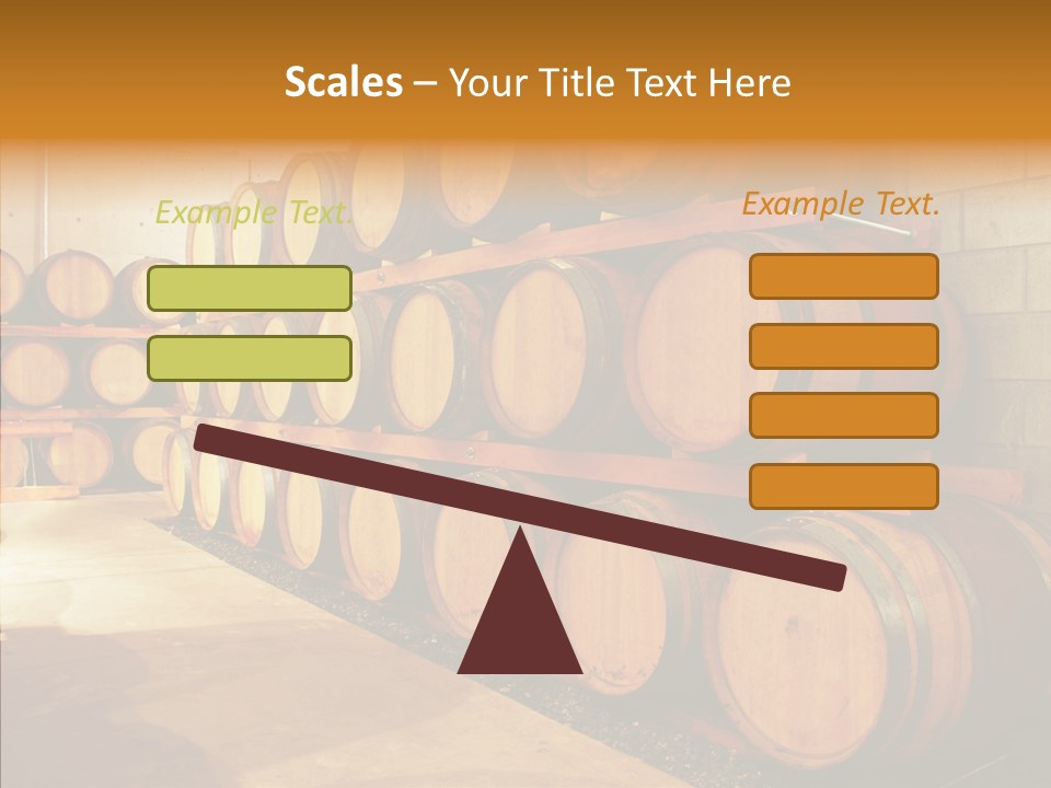 Piled Vintner Manufacture PowerPoint Template
