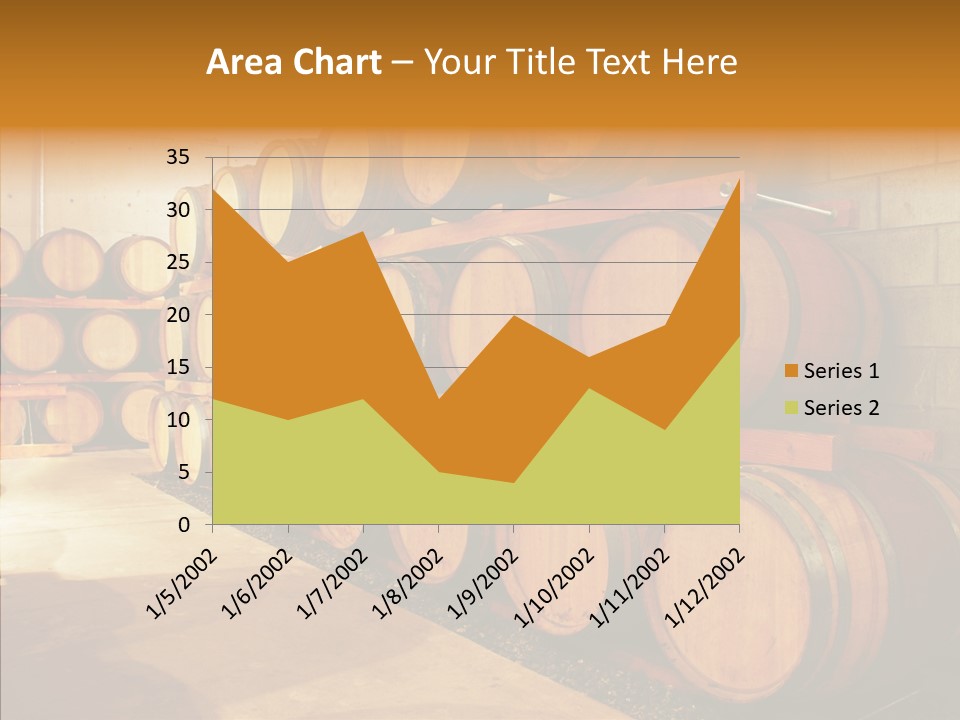 Piled Vintner Manufacture PowerPoint Template