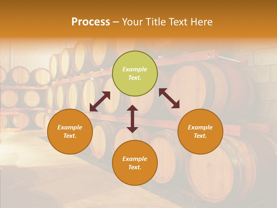 Piled Vintner Manufacture PowerPoint Template