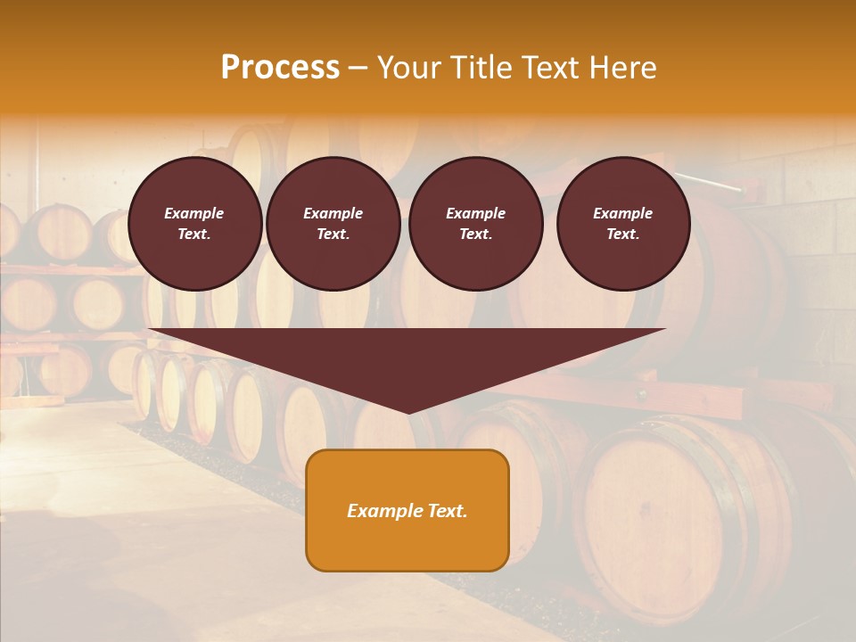 Piled Vintner Manufacture PowerPoint Template