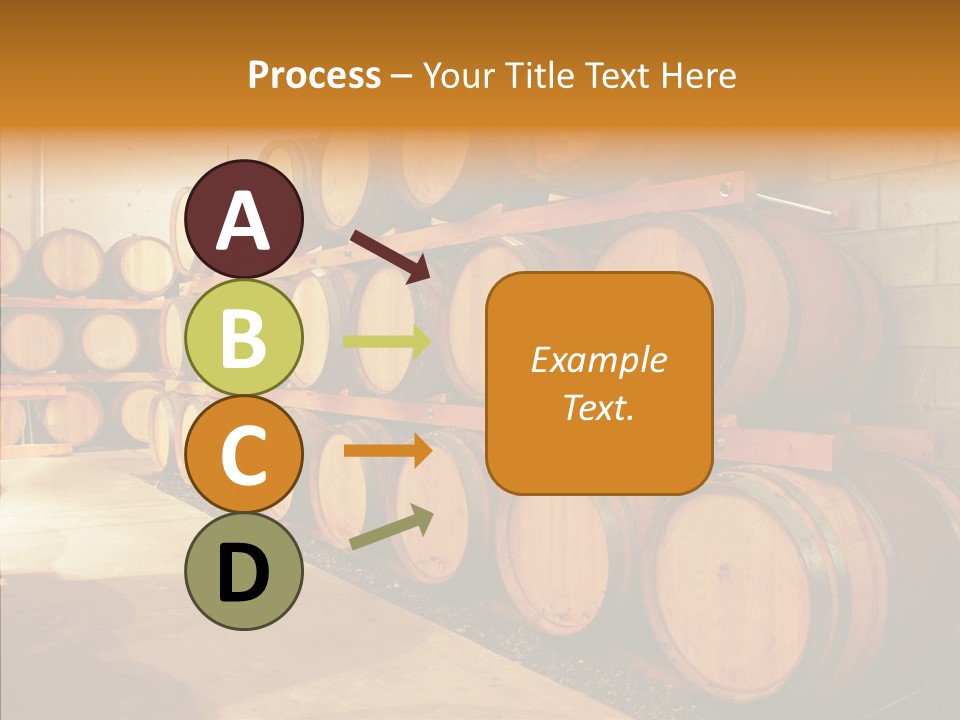 Piled Vintner Manufacture PowerPoint Template