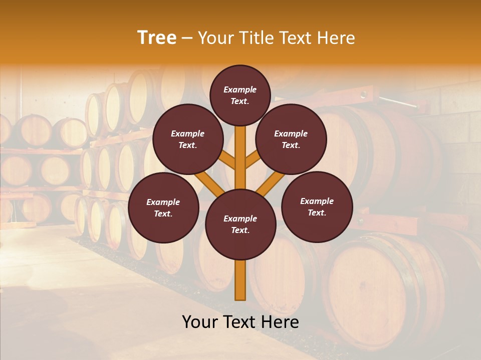 Piled Vintner Manufacture PowerPoint Template