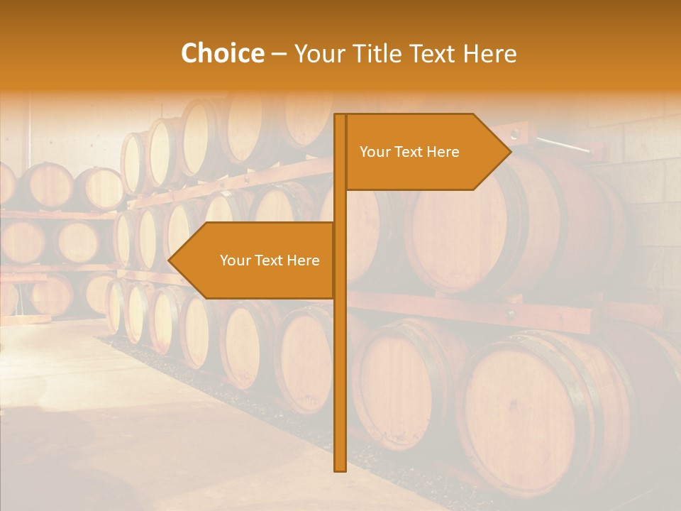 Piled Vintner Manufacture PowerPoint Template