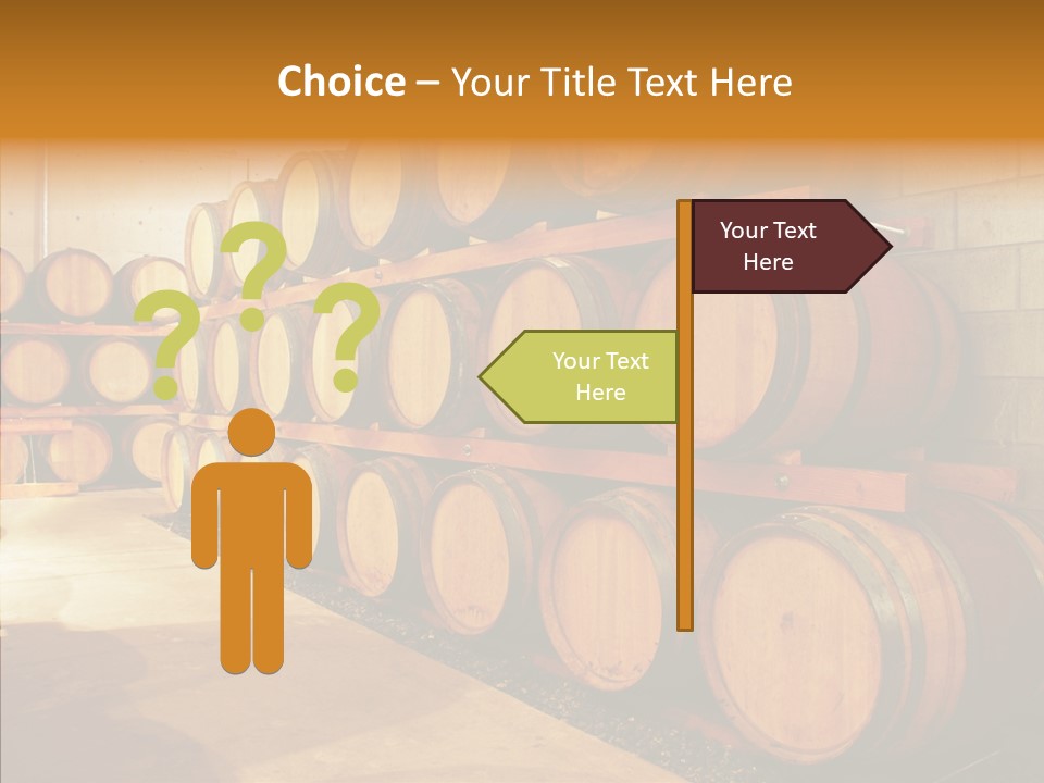 Piled Vintner Manufacture PowerPoint Template