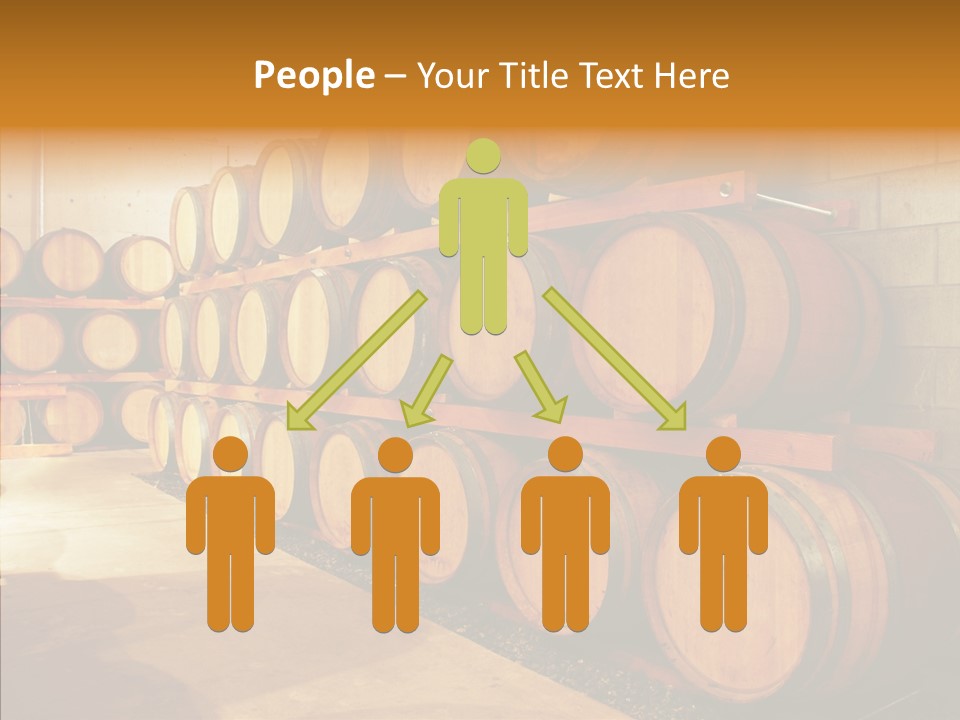 Piled Vintner Manufacture PowerPoint Template