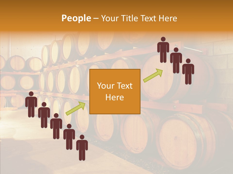 Piled Vintner Manufacture PowerPoint Template