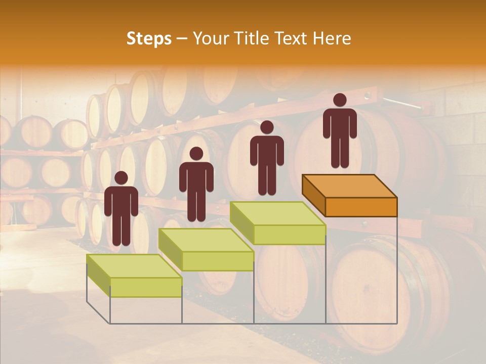 Piled Vintner Manufacture PowerPoint Template