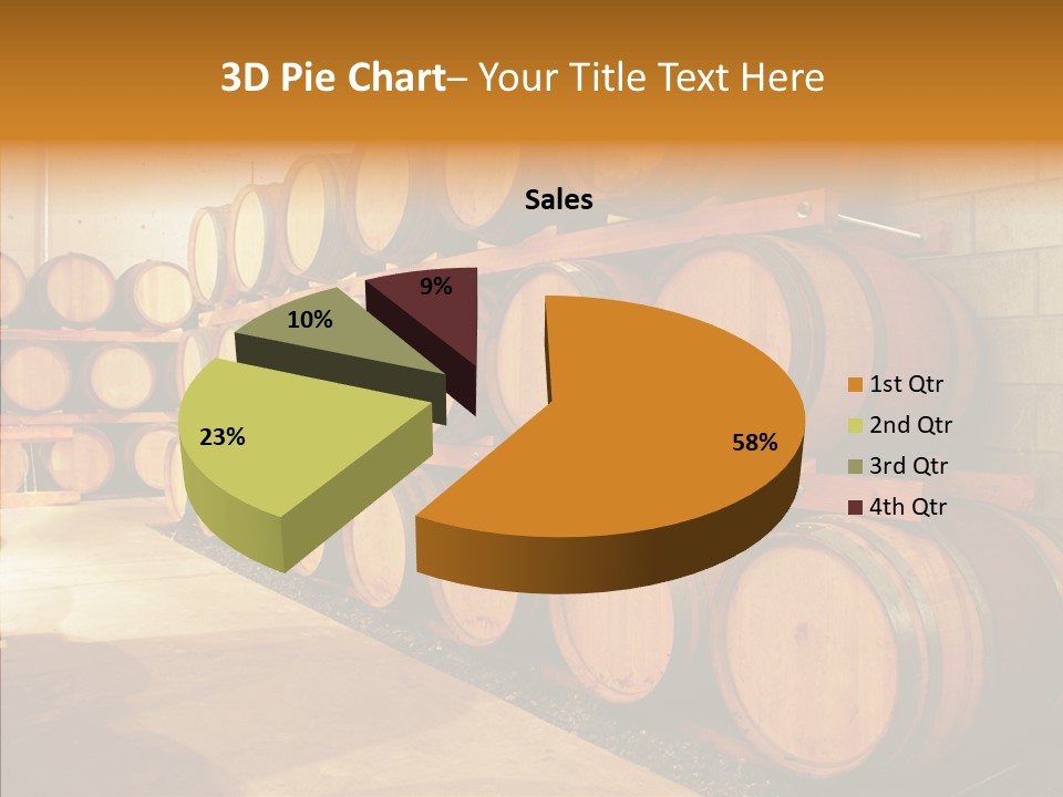 Piled Vintner Manufacture PowerPoint Template