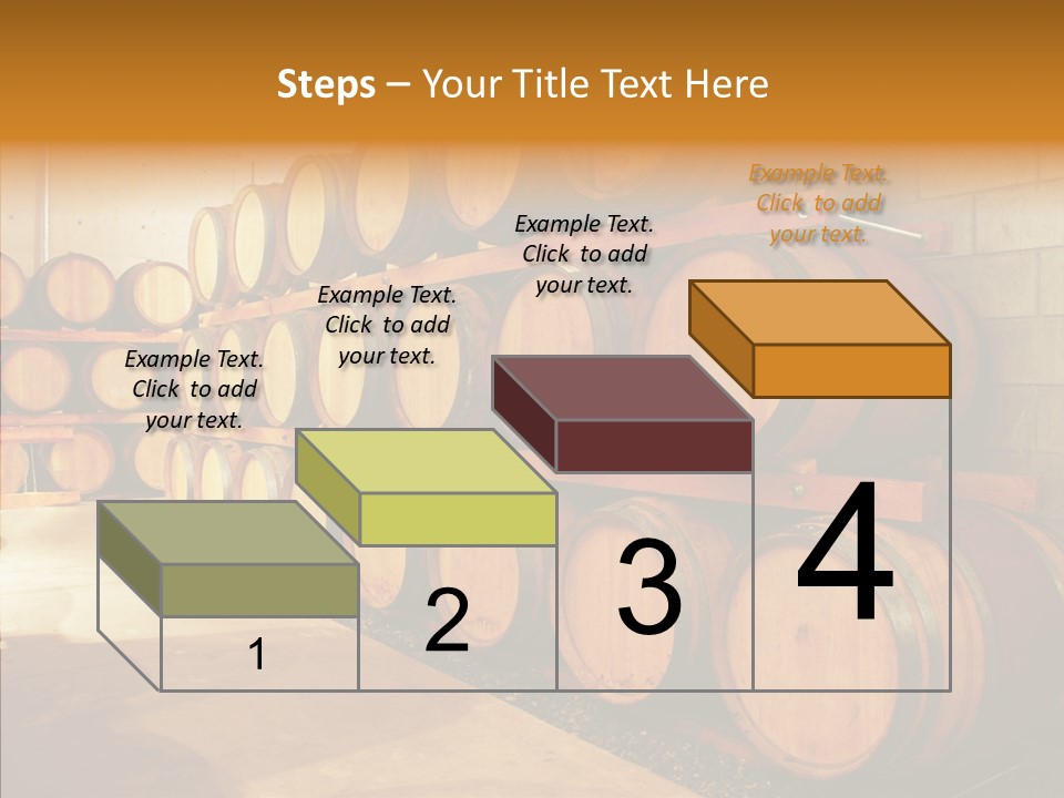 Piled Vintner Manufacture PowerPoint Template