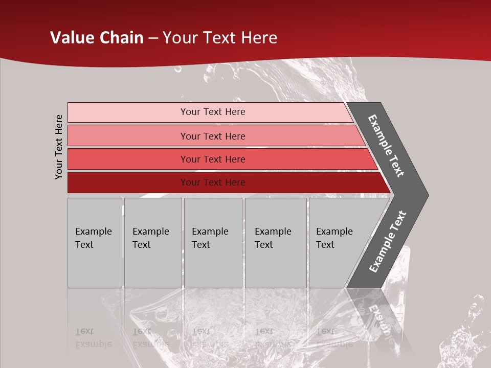 Fragrance Splash Bottle PowerPoint Template