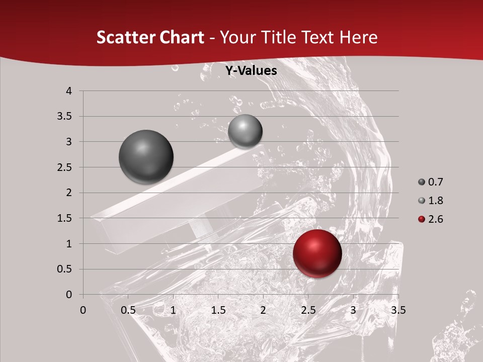 Fragrance Splash Bottle PowerPoint Template