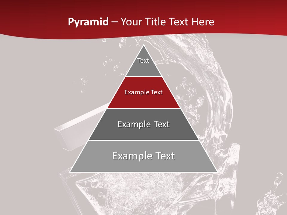 Fragrance Splash Bottle PowerPoint Template