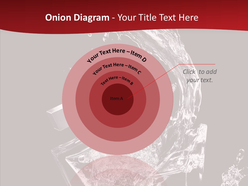 Fragrance Splash Bottle PowerPoint Template