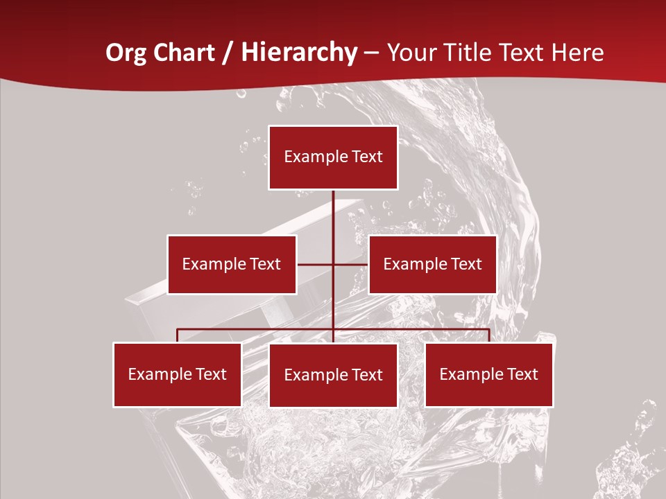 Fragrance Splash Bottle PowerPoint Template