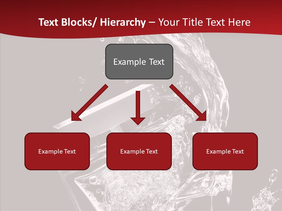 Fragrance Splash Bottle PowerPoint Template