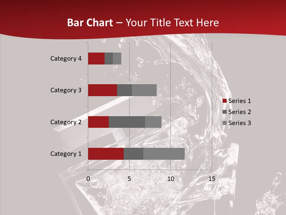 Fragrance Splash Bottle PowerPoint Template