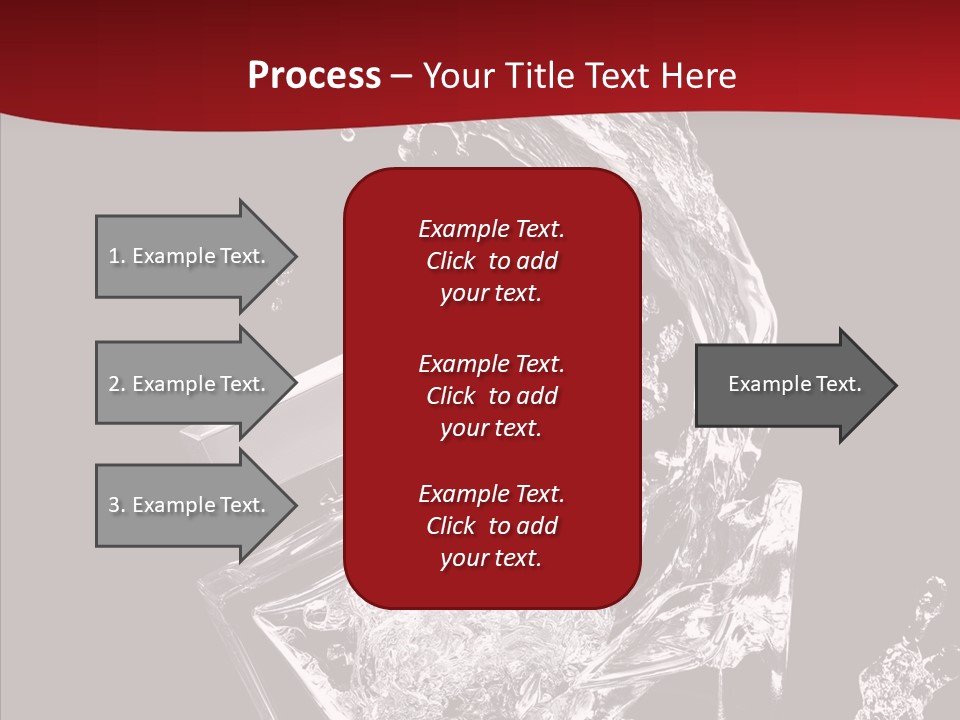 Fragrance Splash Bottle PowerPoint Template
