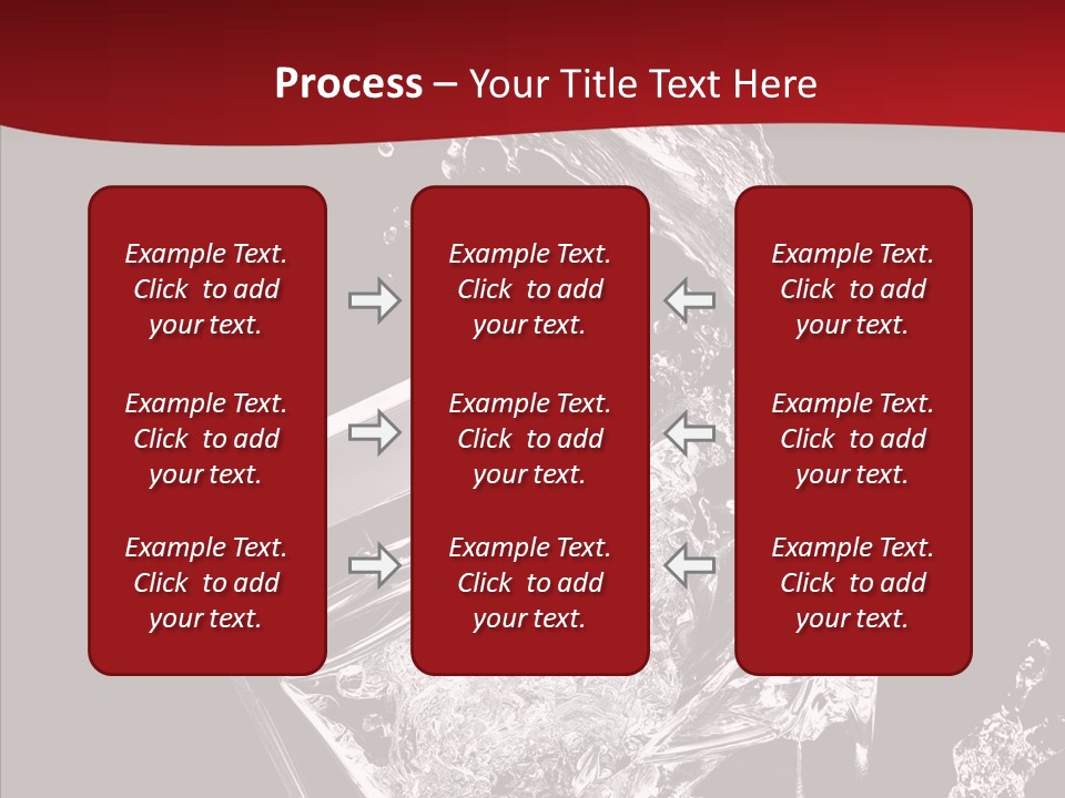 Fragrance Splash Bottle PowerPoint Template