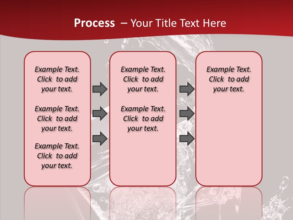 Fragrance Splash Bottle PowerPoint Template