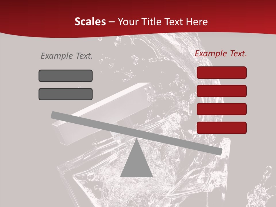 Fragrance Splash Bottle PowerPoint Template
