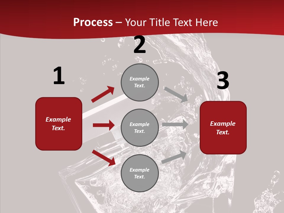 Fragrance Splash Bottle PowerPoint Template