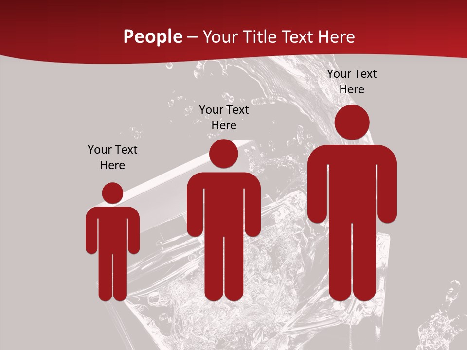 Fragrance Splash Bottle PowerPoint Template