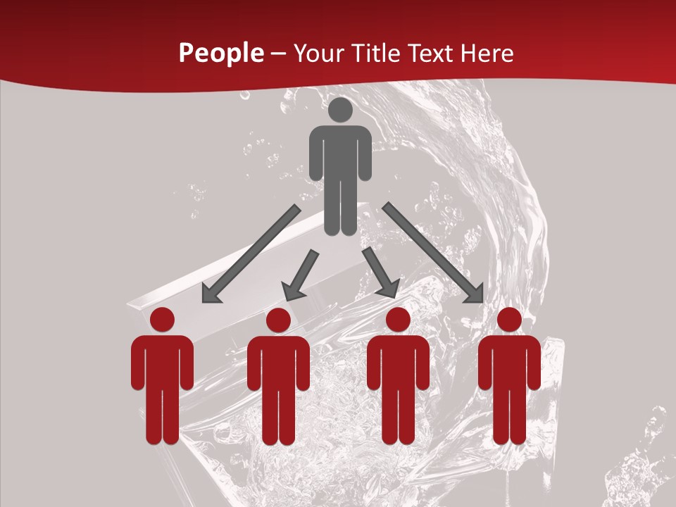 Fragrance Splash Bottle PowerPoint Template