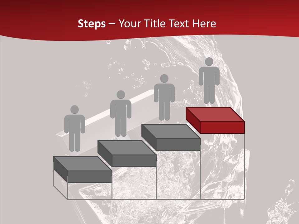 Fragrance Splash Bottle PowerPoint Template