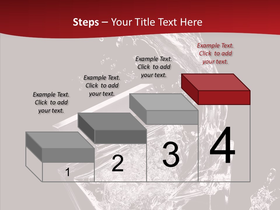 Fragrance Splash Bottle PowerPoint Template