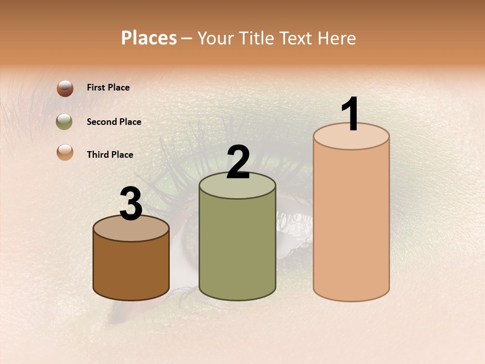 Eyebrow Paint Shot PowerPoint Template